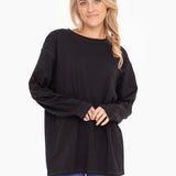 Organic Cotton Long Sleeve Boyfriend Tee image 0