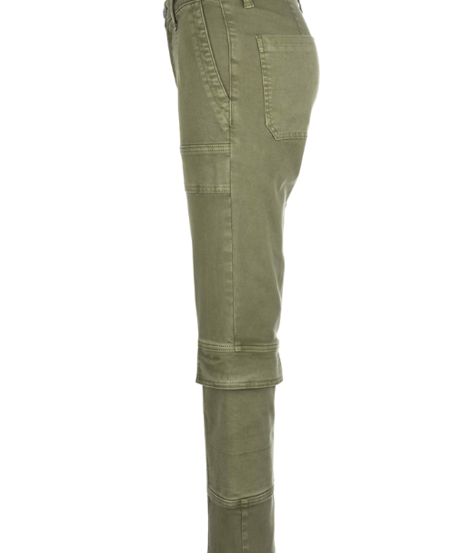 Elizabeth High Rise Straight Legs - Olive image 1