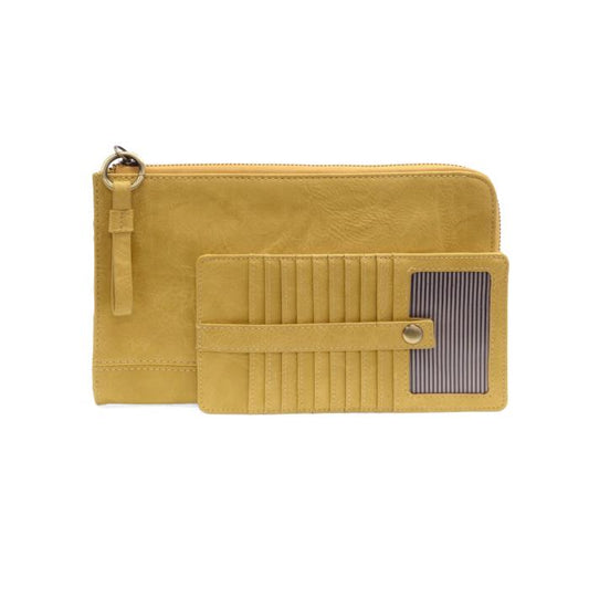 Karina Convertible Wristlet and Wallet | Laguna Yellow