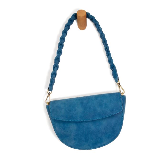 Luna Crescent Crossbody | Cobalt