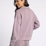 Serenity Fleece Pull Over - Dusty Lavender