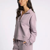 Serenity Fleece Pull Over - Dusty Lavender