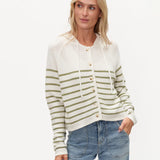 Annalora Hoodie | Green Stripe