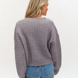 The Camden Sweater - Heather Grey