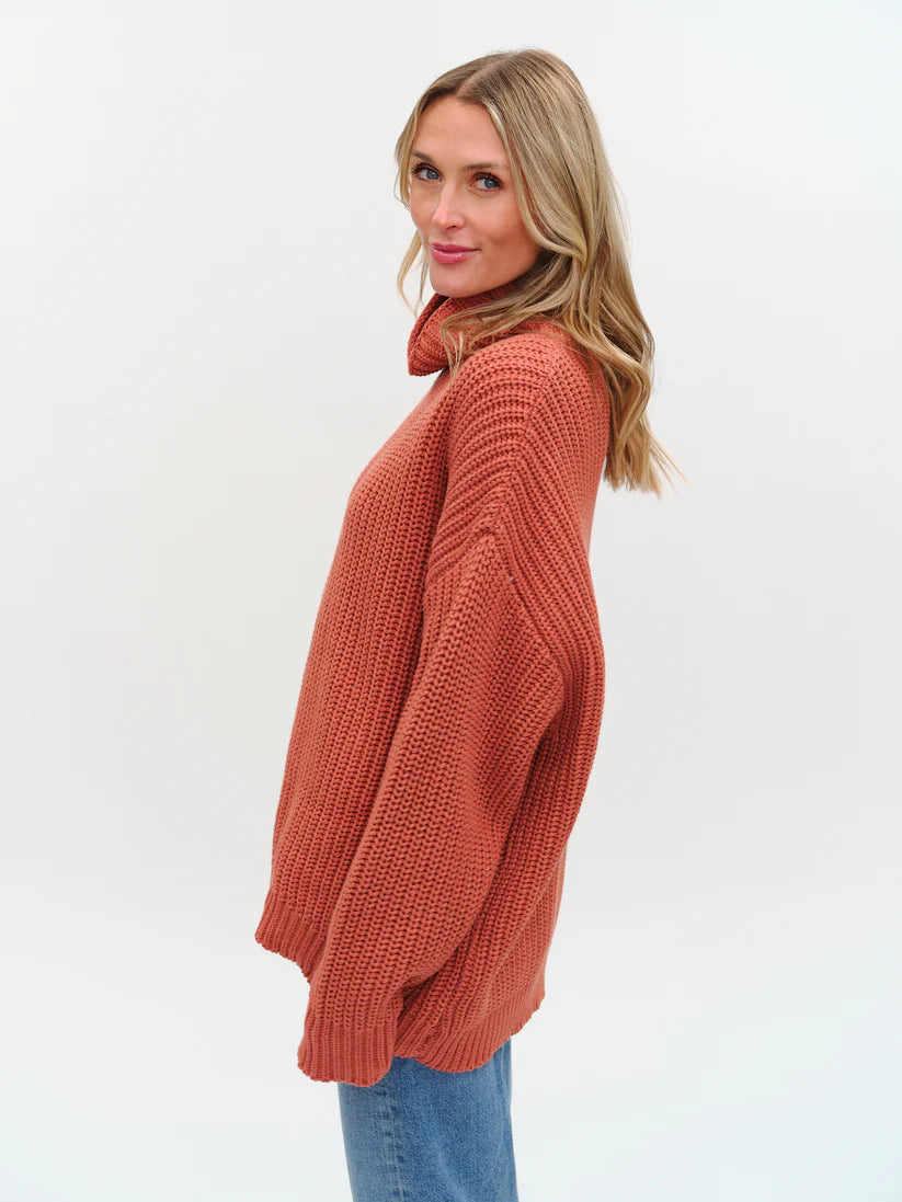 Delaney Sweater - Clay