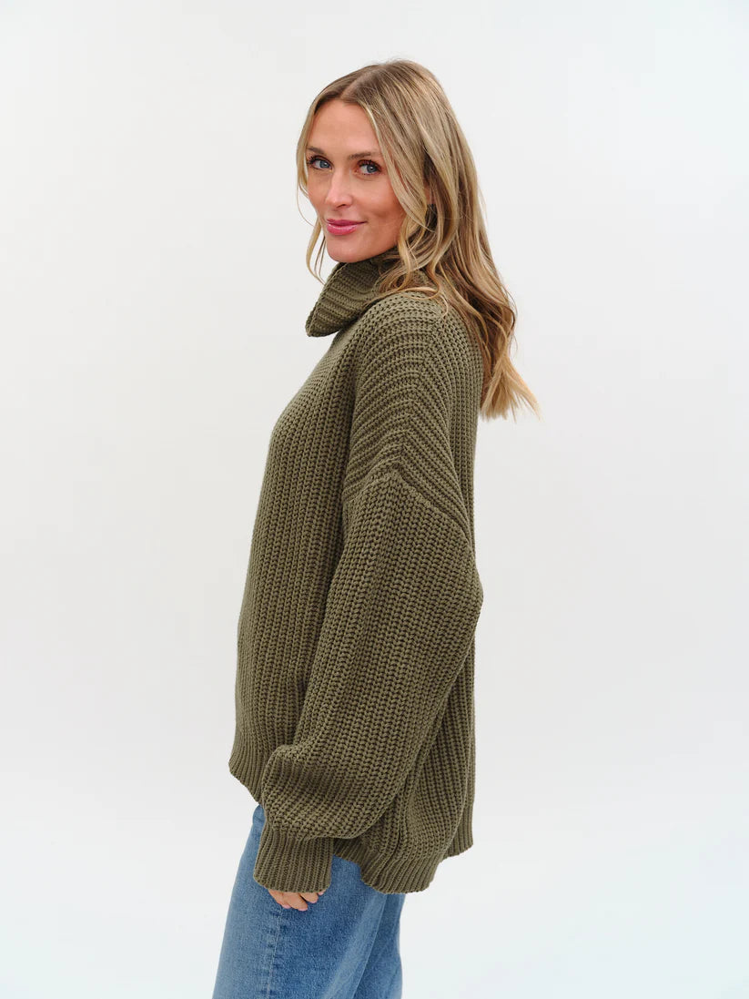 Delaney Sweater - Olive