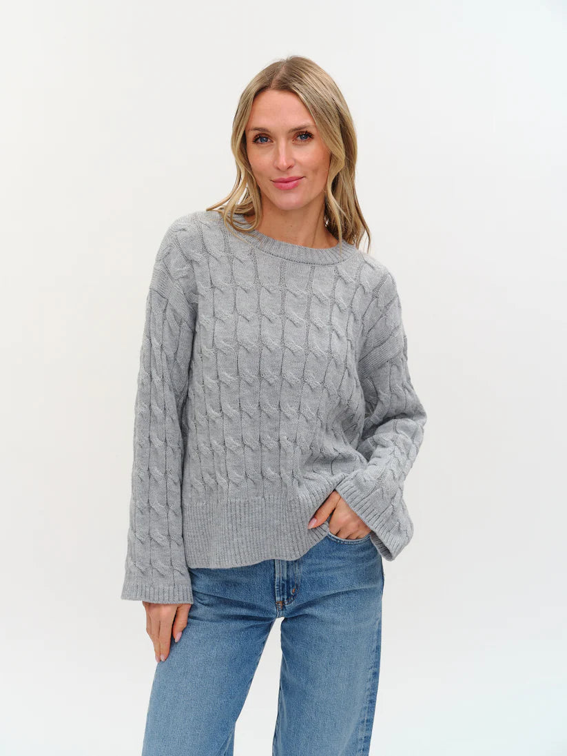 The Willow Sweater - Heather Grey